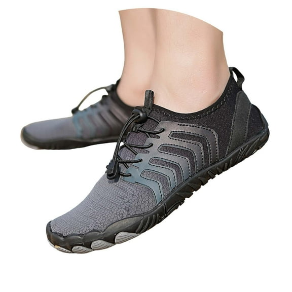 CHENge Women's Athletic Shoes Lace Up Design Outdoor Sports Safetyes Toe Cycling Outdoor Sports Hiking Shoes Women(Black,7)