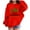 Red, variant on Lorytime Kids Hoodies for Boys Girl Merry Christmas Sweatshirt Long Sleeve Pullover Drop Shoulder Festive Tops White