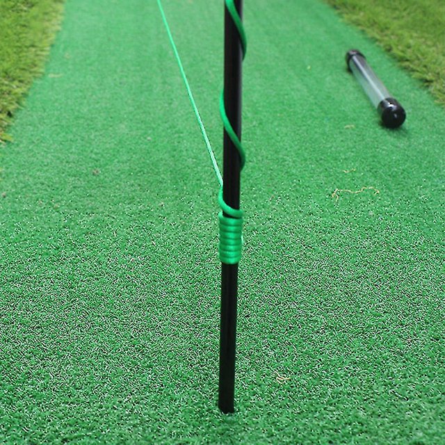 Yaju Golf Alignment Training Sticks Direction Indicator Cable Golf Alignment Aid Practice Rods Outdoor Sports Golf(1pcs, Green