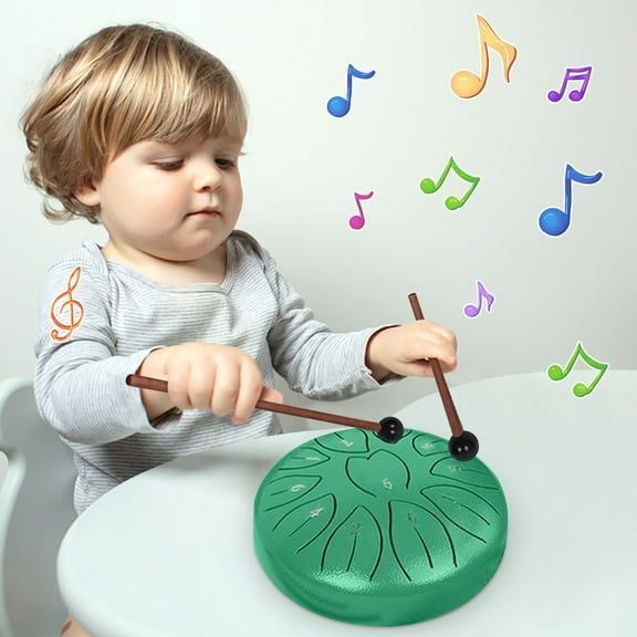 2025 New Release, Rain Drum For Garden 6Inch 11 Note Rain Drum Outdoor Steel Tongue Drum Children's Tongue Drum Handpan Sonodrum Glockenspiel Instrument Hand Drum , C