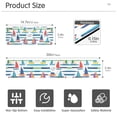 thumbnail image 3 of Yayeee Faucet Mat for Kitchen Sink 30" Diatomite Long Splash Guard Pad, Colorful Sailboats, 2 Pack, 3 of 7
