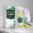 thumbnail image 3 of Oxalic Acid Cleaner Set, 3.38oz Bathroom Stain Remover for Toilet, Tile, Sink & Bathtub, Heavy Duty Limescale & Rust Remover with Gloves, 2 Sponge, 3 of 8
