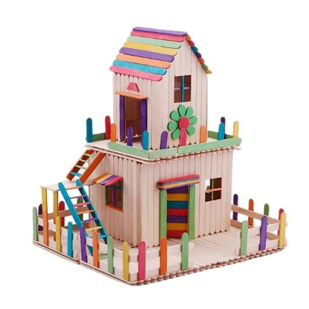 Niños DIY Artesanías De De Casa De Juguete Castillo Sunnimix