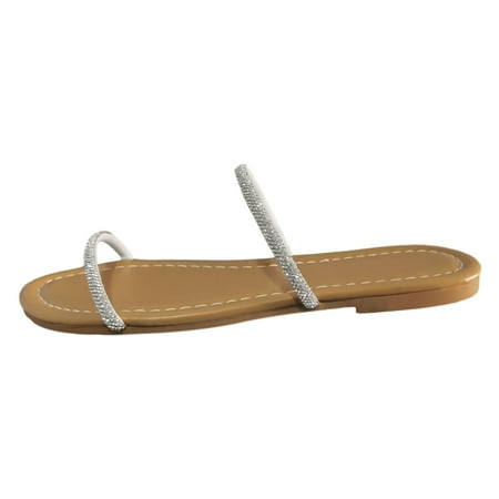 

PEASKJP Summer Sandals for Women Women s Pace comfort footbed outdoor sandal with adjustable straps Wide Widths Available (Brown 7.5)