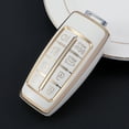 thumbnail image 4 of Soft For Tpu Remote Flip Key Fob Cover Case For Hyundai For Genesis Gv60 Gv80 G70 Gv70 White, 4 of 9
