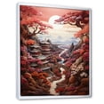 thumbnail image 2 of Designart "Oriental Design Royal Garden" Asian Floater Framed Wall Decor, 2 of 7