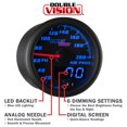 thumbnail image 3 of MaxTow | Black & Blue Double Vision Series Air Pressure Gauge for Trucks, 3 of 6