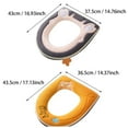 thumbnail image 3 of Toilet Seat Cushion For Household Use, Cute Toilet Seat Cover With Seasonal Universal Fit, Thickened Waterproof Zippered Toilet Gasket With Easy Installation And Cleaning, 3 of 9
