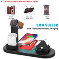 thumbnail image 3 of Cargador inalámbrico, base de carga inalámbrica 4 en 1 para Apple Watch y Airpods, estación de carga para múltiples dispositivos, soporte de carga inalámbrico rápido Qi compatible con iPhone X/Xs/Xr/Xs, 3 of 5