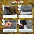 thumbnail image 5 of A-M Gutter Guard - 6" (31 feet, Mill Finish) Heavy-Duty Aluminum Gutter Guard - Leaf & Debris Protection for 5-inch and 6-inch Gutters, DIY-Easy, Lifetime Warranty, Made in the USA, 5 of 9