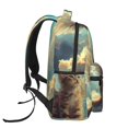 thumbnail image 3 of Fotbe Sunshine Cloud Cute Cat Pattern Casual Backpack for School, Travel, and Outdoor Activities - Durable, Lightweight, and Comfortable, 3 of 5