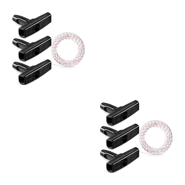 Kenally 1 Set Lawn Mower Starter Recoil Hard Wear-resistant Brush Rope Edger Convenient Hand-held Pulling Cord Trimmer Generator Como se muestra 2piezas Kenally CBP121659