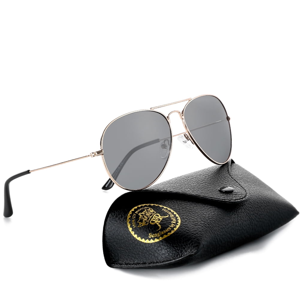 Dirty Harry Eyewear- Grey Green Lens Black Frame Sunglasses - Riders Biker  Supply