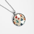 thumbnail image 4 of Bowling Glass Circular Pendant Necklace - Stylish Jewelry Statement Piece, 4 of 5