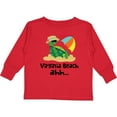 thumbnail image 3 of Inktastic Virginia Beach Virginia Boys or Girls Long Sleeve Toddler T-Shirt, 3 of 5
