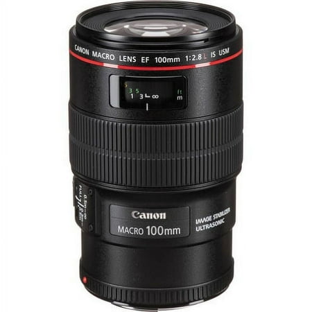 Canon EF 100mm F/2.8L IS USM Macro Lens for Canon Digital SLR Cameras International Version (No warranty) (International Version)