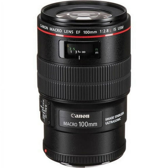 Canon EF 100mm F/2.8L IS USM Macro Lens for Canon Digital SLR Cameras International Version (No warranty) (International Version)