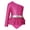 Hot Pink, variant on iEFiEL Kids Girls Single Long Sleeve Gymnastics Ballet Leotard Oblique Shoulder Shiny Sequins Jumpsuit Acrobatics Bodysuit A Red 6