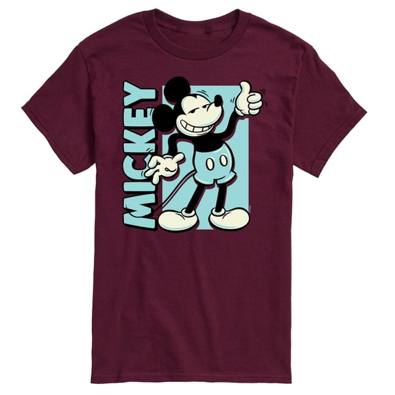 Mickey & Friends - Mickey Light Blue Vintage - Men's Short Sleeve Graphic T-Shirt
