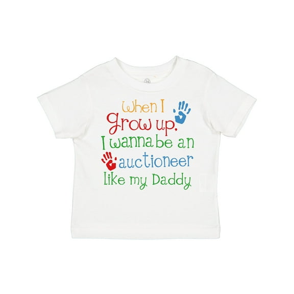 Inktastic Auctioneer Like Daddy Boys or Girls Toddler T-Shirt