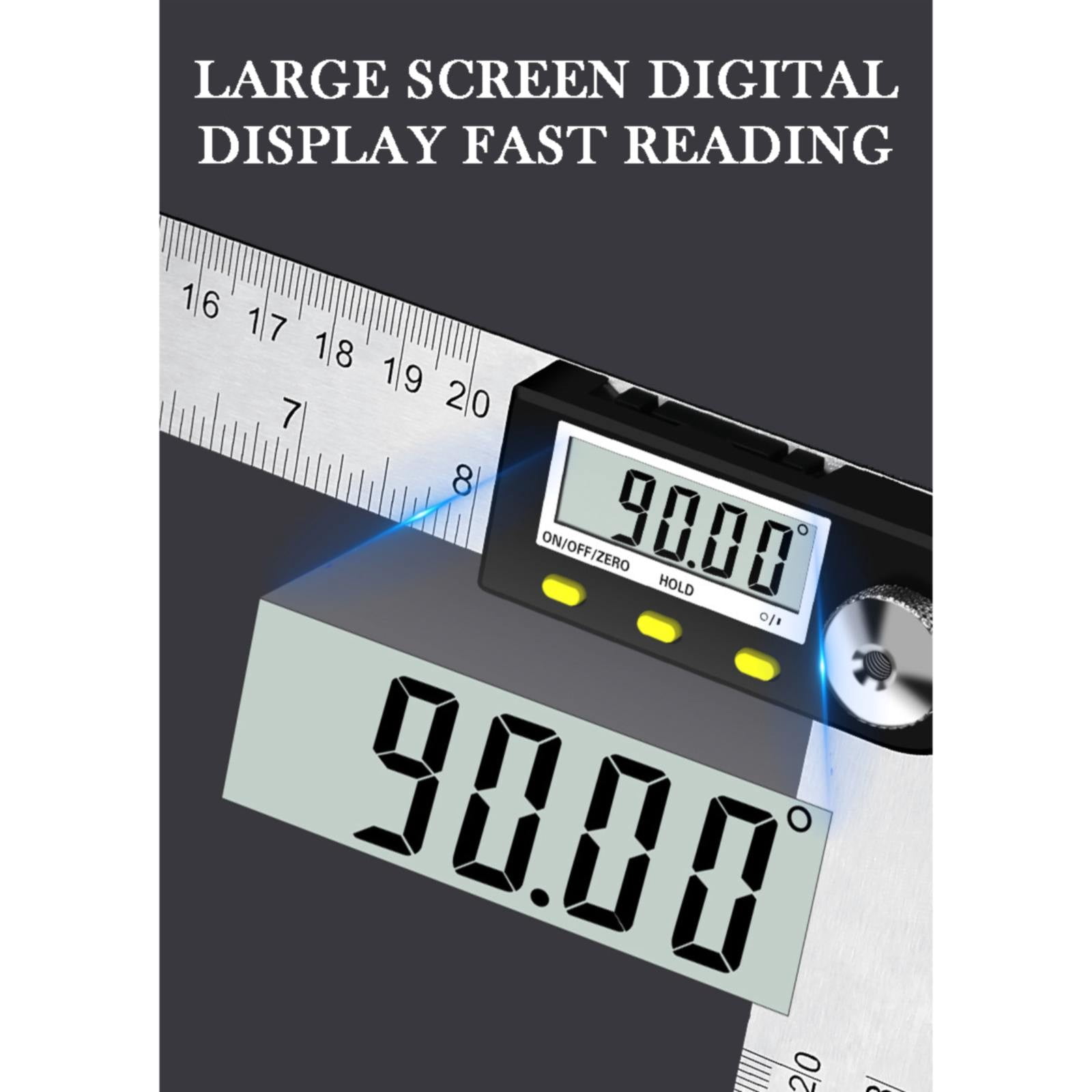 True Digital Ruler Starrett Miter Protractor 505p Digital Ruler With LCD Display – 200mm/7 ...