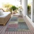 thumbnail image 6 of Addison Rugs Chantille Indoor/Outdoor Transitional Squares Beige Washable Runner Rug, 2'3" x 7'6", 6 of 6