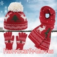 thumbnail image 2 of Women's Winter Knitted Hat with Ear Warm Wool Blend European Style Christmas Accessory for Cold Weather, 2 of 9