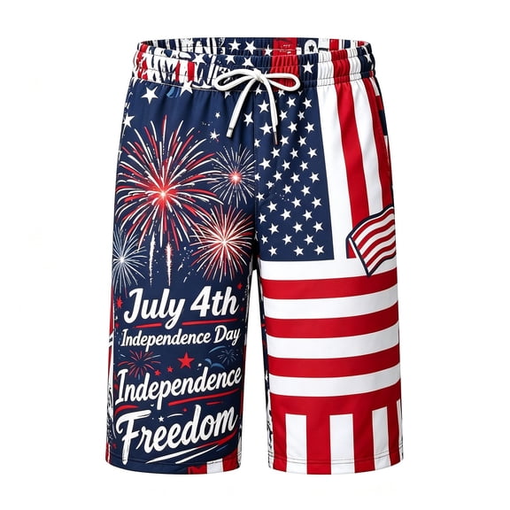 Venzia Men Big and Tall Swim Trunks, Bathing Suit Boardshorts