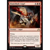MtG Shadows Over Innistrad Rare Flameblade Angel #157