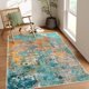 thumbnail image 1 of Alfombra Lahome moderna abstracta de 160 x 230 cm, lavable para el hogar, 1 of 9