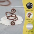 thumbnail image 4 of Binwennn Clothes for Beginners Handmade Crochet Tension Ring Lefties & Righties Yarn Tension Control Ring Adjustable Hook Ring Companion Ring Yarn Regulator For Crocheters, 4 of 7