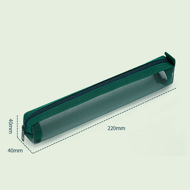 Organizador de Papelería, Estuche para Lápices de Gran Capacidad con Cremallera, Almacenamiento de Malla, Material Escolar con Múltiples Compartimentos para Oficina, Suministros de Arte