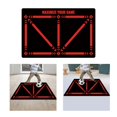 thumbnail image 3 of GARENDE Football Footstep Training Mat Child Training Pace Ball Control Player Equipment Red, 3 of 9