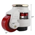 thumbnail image 4 of Homend 4 Pack Leveling Casters Gd-80S-T Plate Mounted Leveling Caster 1102Lbsper Leveling Caster Wheels Iron Poly Wheel And Nbr Pad (Stem Mounted 1102Lbsper Iron Poly Wheel), 4 of 4