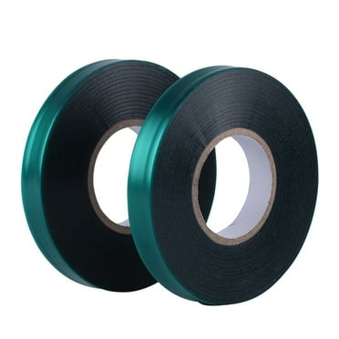 2 Pcs Stretch Tie Tape Green Plant Garden Tie, Garden Vinyl Stake for Branches, Climbing Planters, Flowers