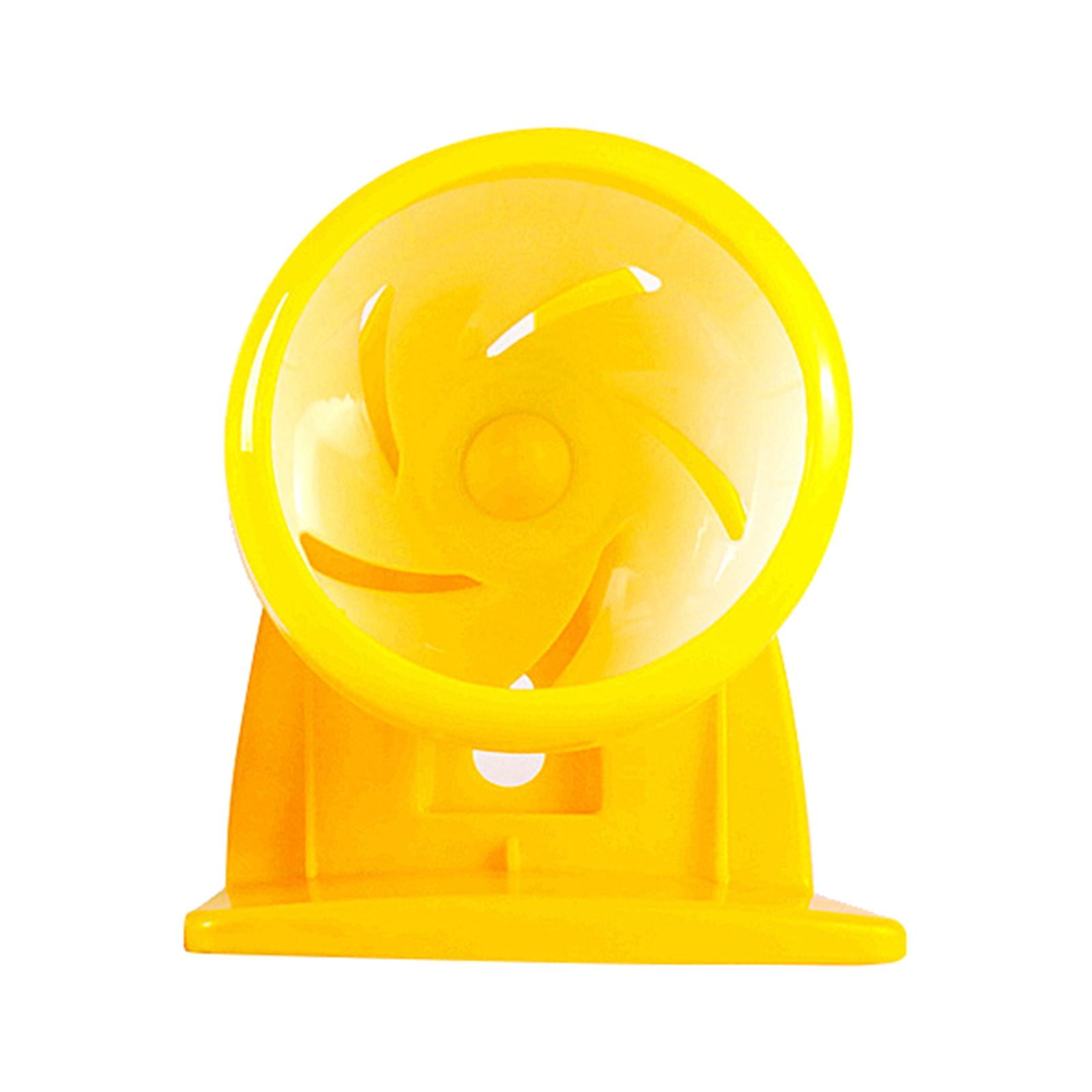QSTDGVPW Pet Hamster Wheel Silent Hamster Wheel Small Pet Interactive Toy,Exercise Wheel Yellow