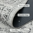thumbnail image 3 of VOGGES 8'x10' Washable Area Rugs for Living Room, Gray Faded Area Rug Modern Vintage Distressed Design Carpet, Non Slip Indoor Farmhouse Decor Rug for Bedroom, Dining Room Carpets, Silver Mist, 3 of 8
