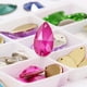 thumbnail image 2 of Gota de agua de diamante plano de vidrio de alta gama cosida a mano Diamante súper brillante Color AB Caja blanca Todo el paquete no se desvanece, 2 of 4