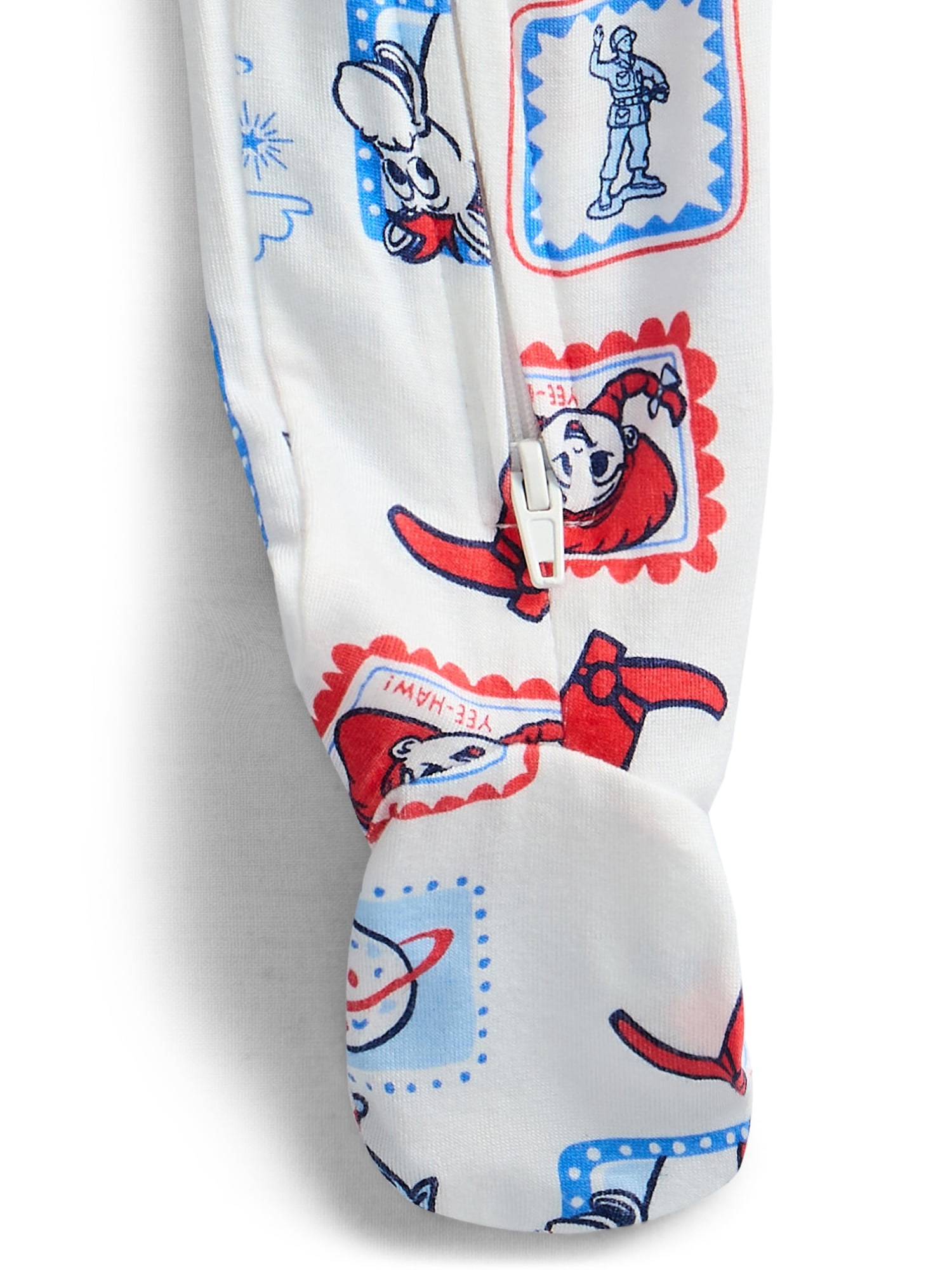 Toy Story Baby Boys Cozy and Comfortable Patriotic Americana Footed Sleep and Play, Sizes NB-6/9M