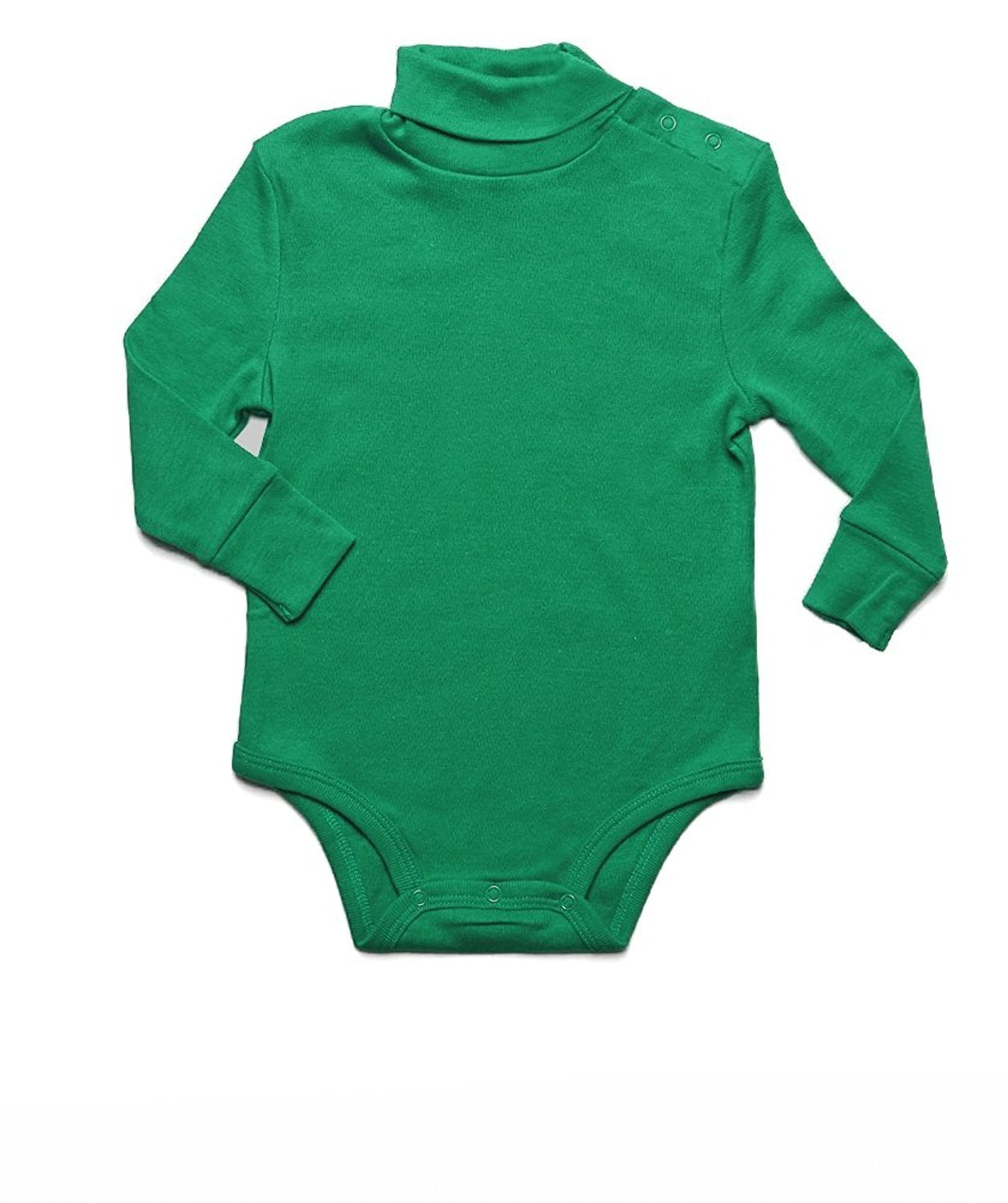 2 Toddler -14 Years Leveret Boys Girls Maroon Solid Turtleneck 100/% Cotton