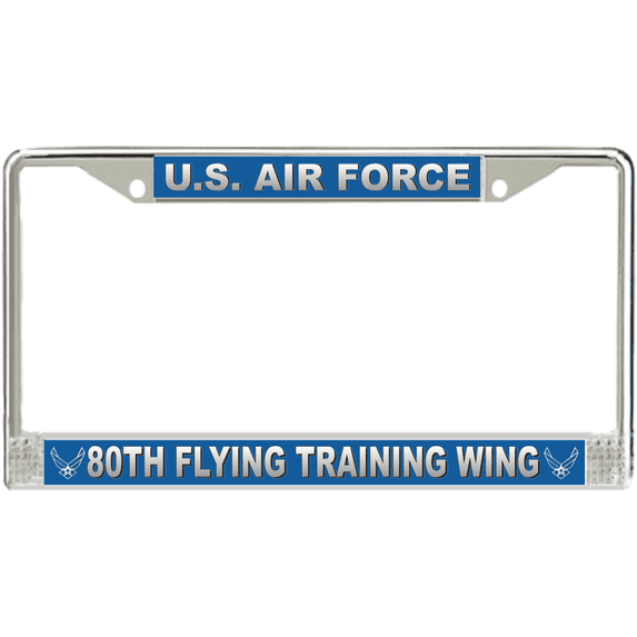 U.S. Air Force 80th Flying Training Wing License Plate Frame