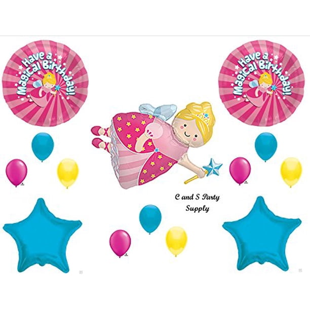MAGICAL FAIRY GODMOTHER BIRTHDAY PARTY Balloons Decorations Supplies ...