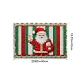thumbnail image 3 of ToyKingdee Christmas Kitchen Rugs Bathroom Rug Non-Slip Red Door Mat Rugs for Entryway Indoor, Small Washable Throw Soft Bath Mat, Holiday Decor Untra-Thin Carpet, 3 of 6