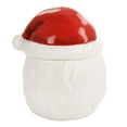 thumbnail image 3 of Gibson Home Joyful Santa Durastone 7.5in Cookie Jar, 3 of 5