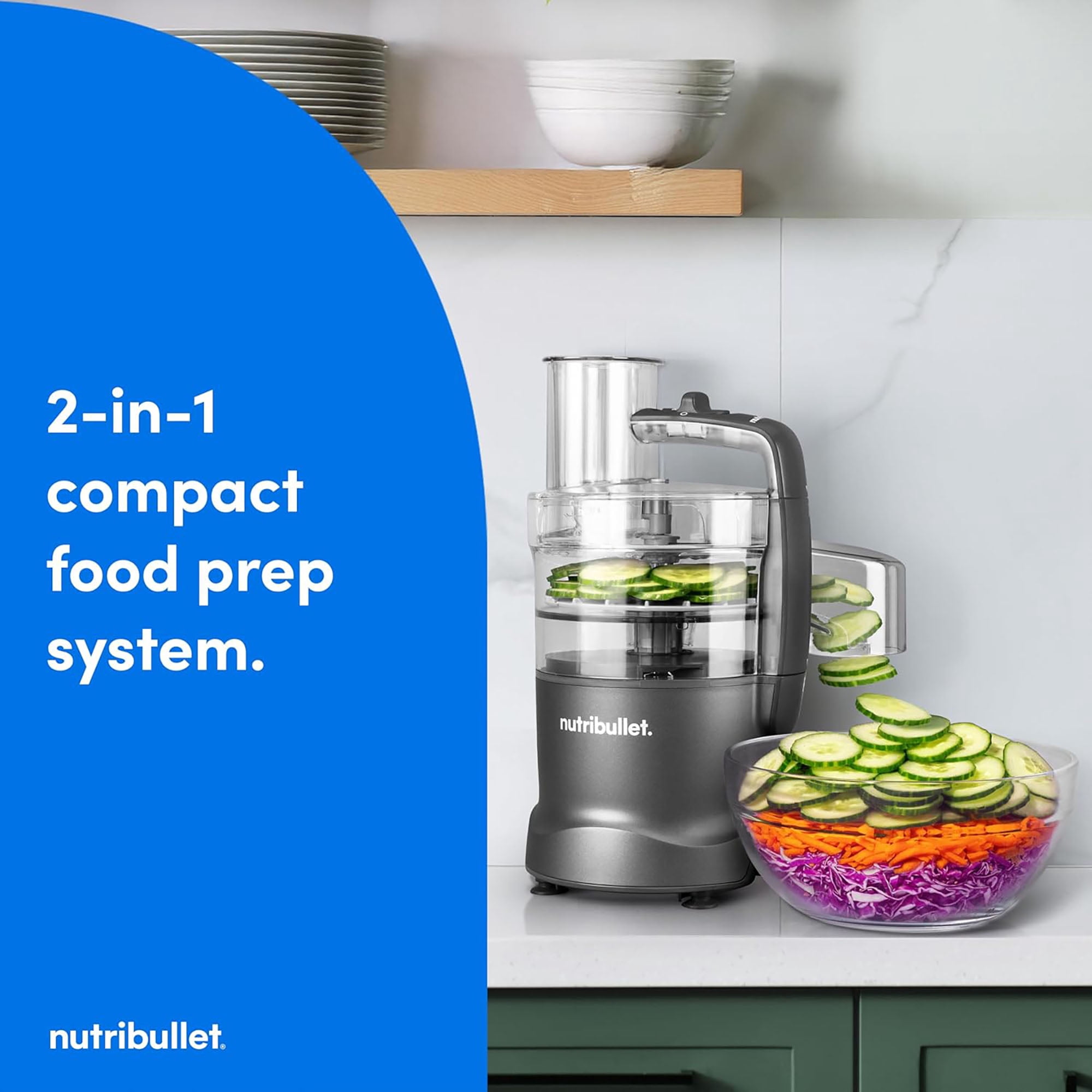 Limitless Food Processor Gunmetal Gray