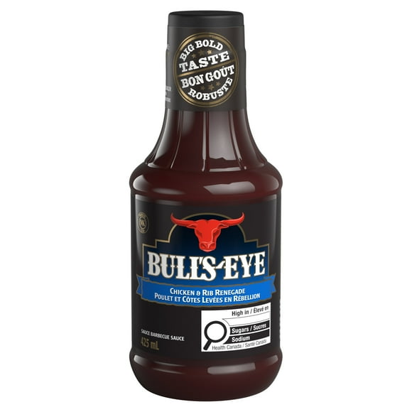 Bull's-Eye Chicken & Rib Renegade BBQ Sauce, 425mL