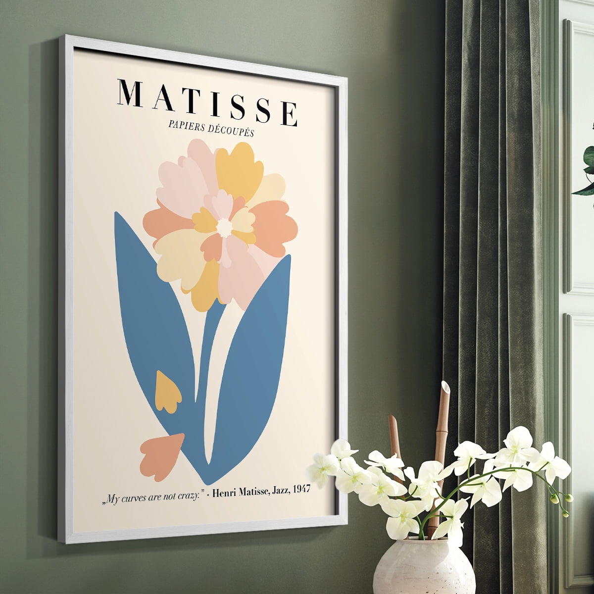 Matisse LXXXVIII Framed Print - Solid Wood