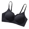 thumbnail image 3 of Sentmoon Bralettes for Women Comfortable Bras for Women Seamless Sheer Wireless Bralette Breathable Soft Stretch Comfort Light Support Lightweight Everyday Bra for Office Wear and Weekend Lounge, 3 of 6