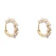 thumbnail image 5 of Pendientes de perlas circulares elegantes de lujo y de alta calidad, pendientes femeninos con diseño de nicho, 5 of 6