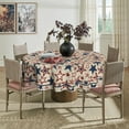 thumbnail image 3 of 4th of July Round Tablecloth 60×60 Inch Round, Patriotic Memorial Day Blue Red Star Independence Day Washable Table Cover for Party Picnic Dinner Decor, 3 of 6